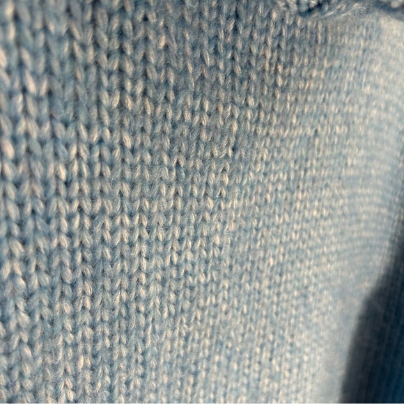 American Eagle Oversized Bright Blue Turtleneck Sweater Size Medium - Picture 10 of 13